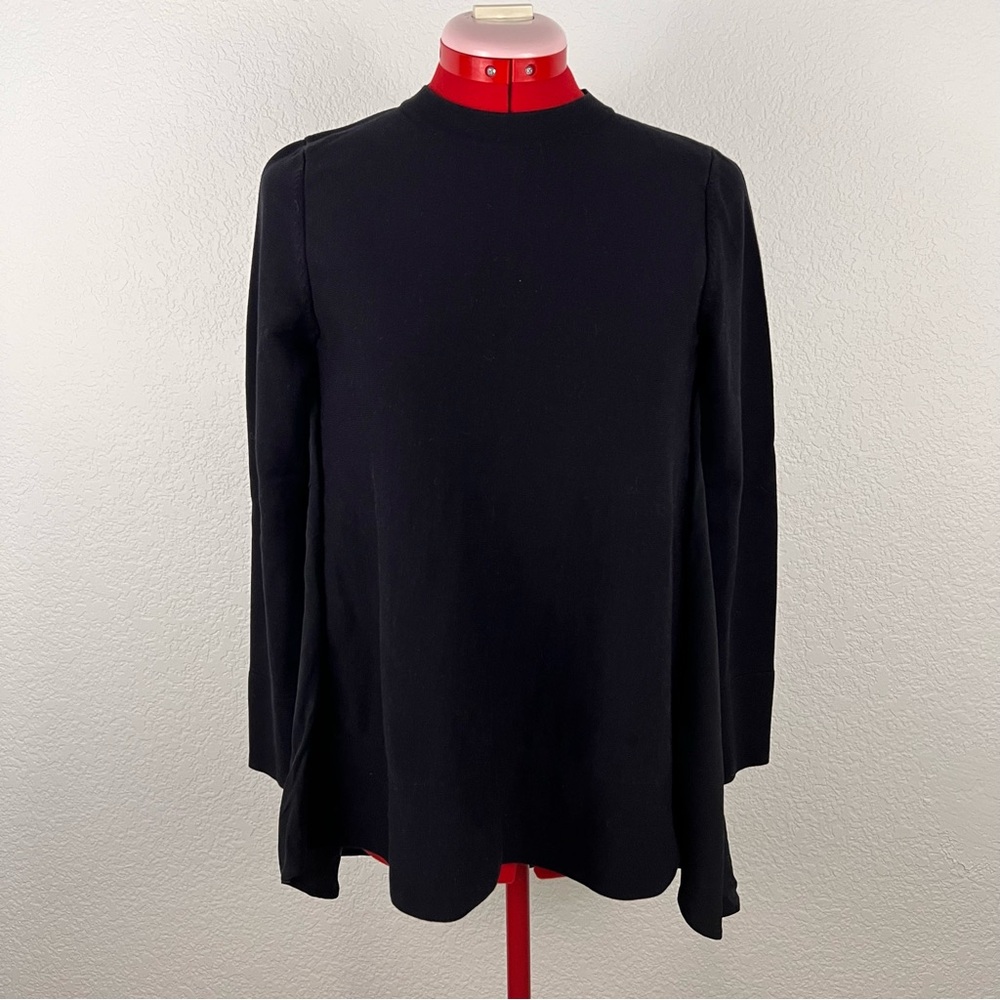 Cos Black Long Sleeve Top Size XS